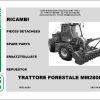 Merlo TREEMME MM280B Parts Maintenance Service Manual Hydraulic Electrical Diagram DE