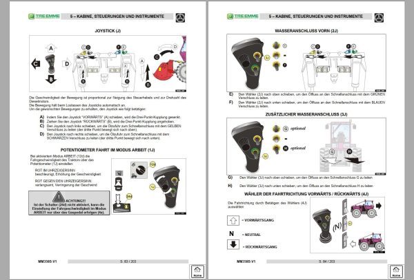 Merlo TREEMME MM350B Parts Maintenance Service Manual Hydraulic Electrical Diagram DE 2