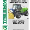 Merlo TREEMME MM350X Parts Maintenance Service Manual Hydraulic Electrical Diagram DE