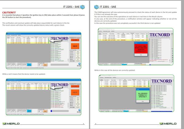 Merlo Telescopic Handler Diagnostic Software Data Sets DE 2