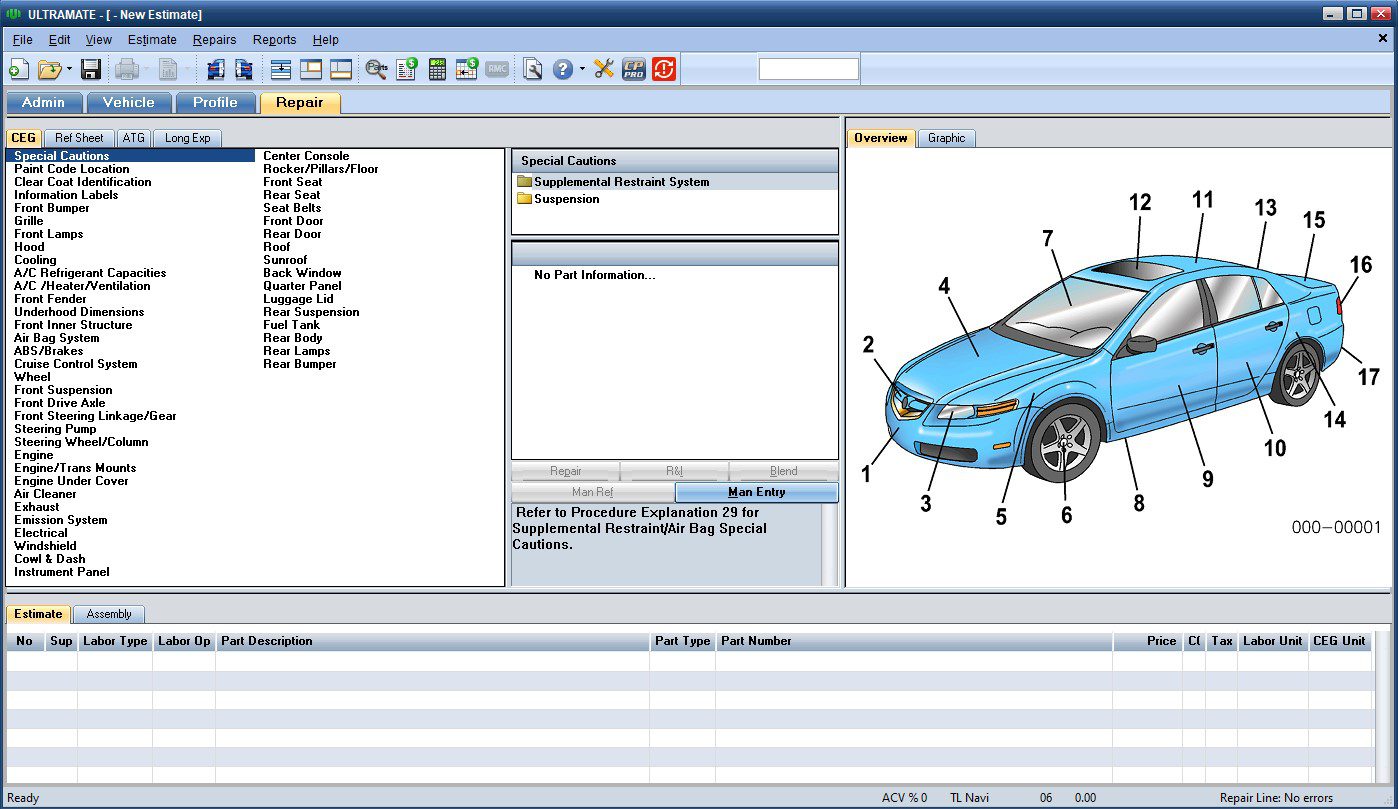 Mitchell UltraMate Estimating 02.2023 v7.1.242 Service Infomation Parts Catalog DVD 2