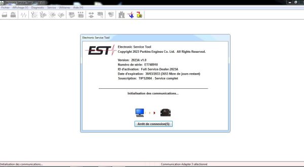 PERKINS EST 2023A Remote Installation 3