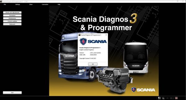 Scania SDP3 V2.54.1.18.0 2303 Diagnos Programmer 3 2023 3