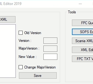 Scania SOPS XML Editor New 2018