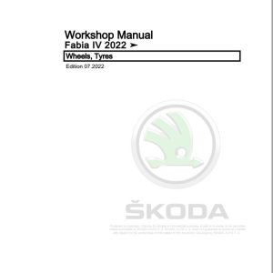 Skoda Fabia IV PJ Workshop Manual