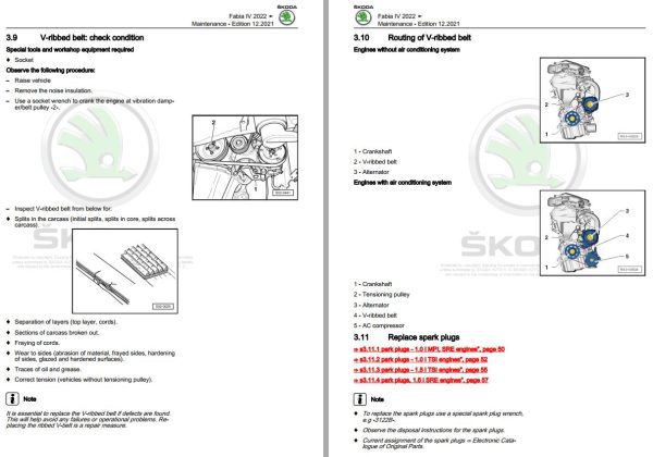 Skoda Fabia IV PJ Workshop Manual 2