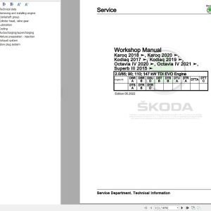 Skoda Kodiaq NS Workshop Manual