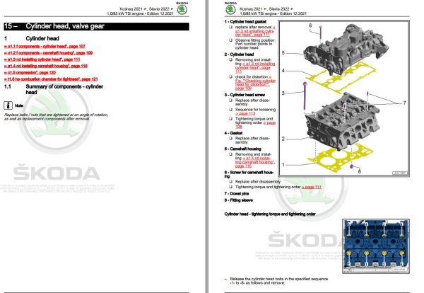 Skoda Slavia PB Workshop Manual 2