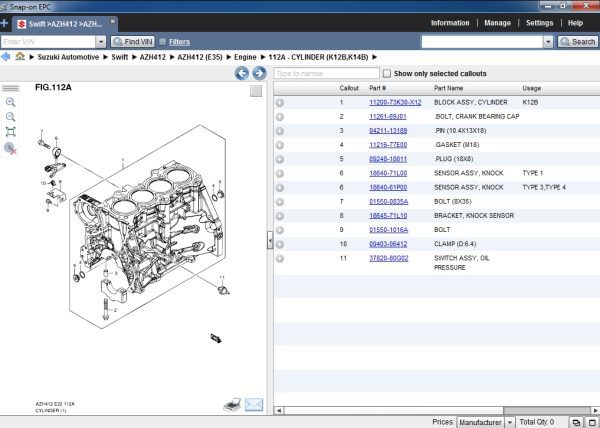 Suzuki EPC Online Parts Catalog 1