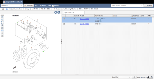 Suzuki EPC Online Parts Catalog 3