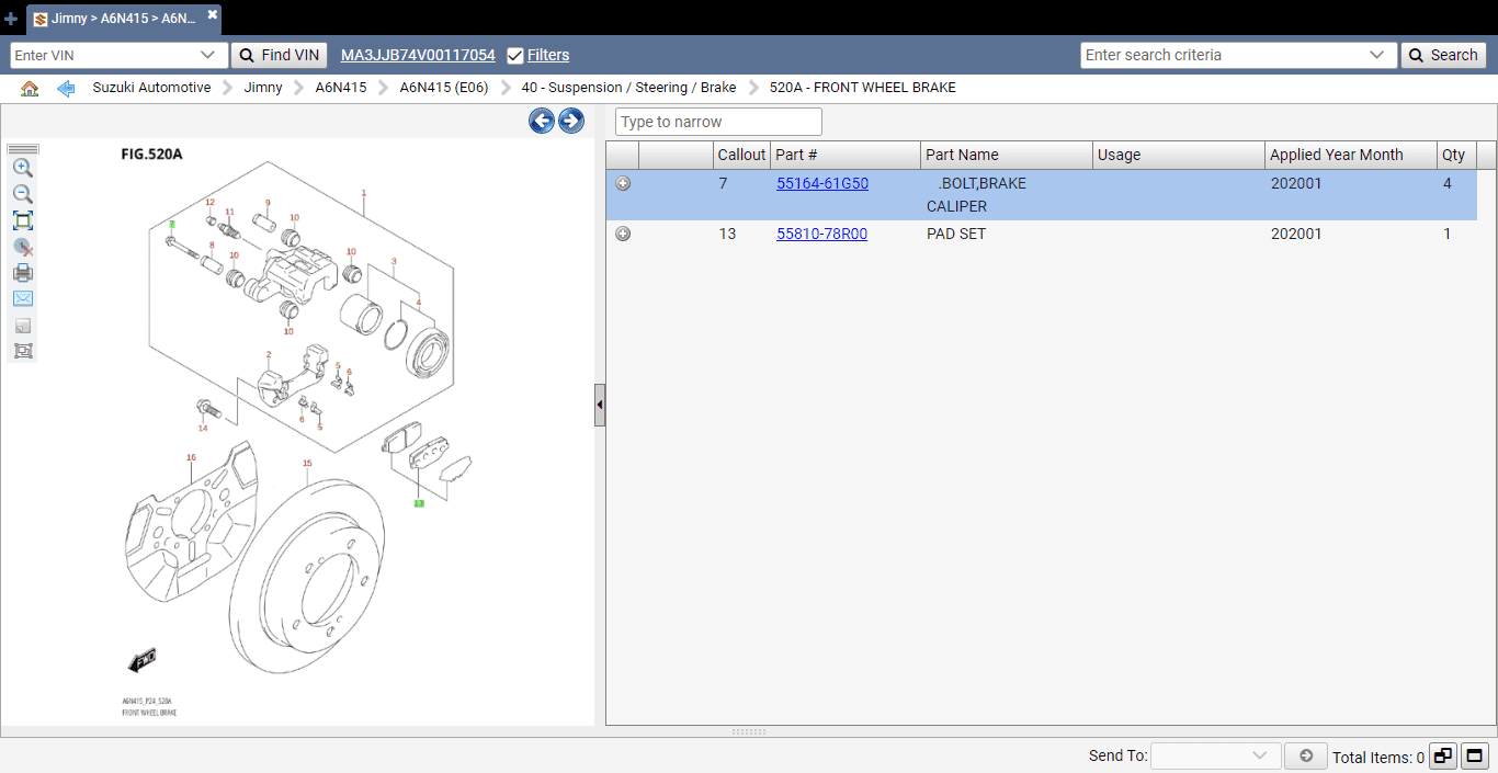Suzuki Spare Parts List EPC Online Tool How To Install Guide Instruction