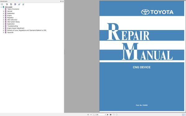Toyota CNG Device Repair Manual