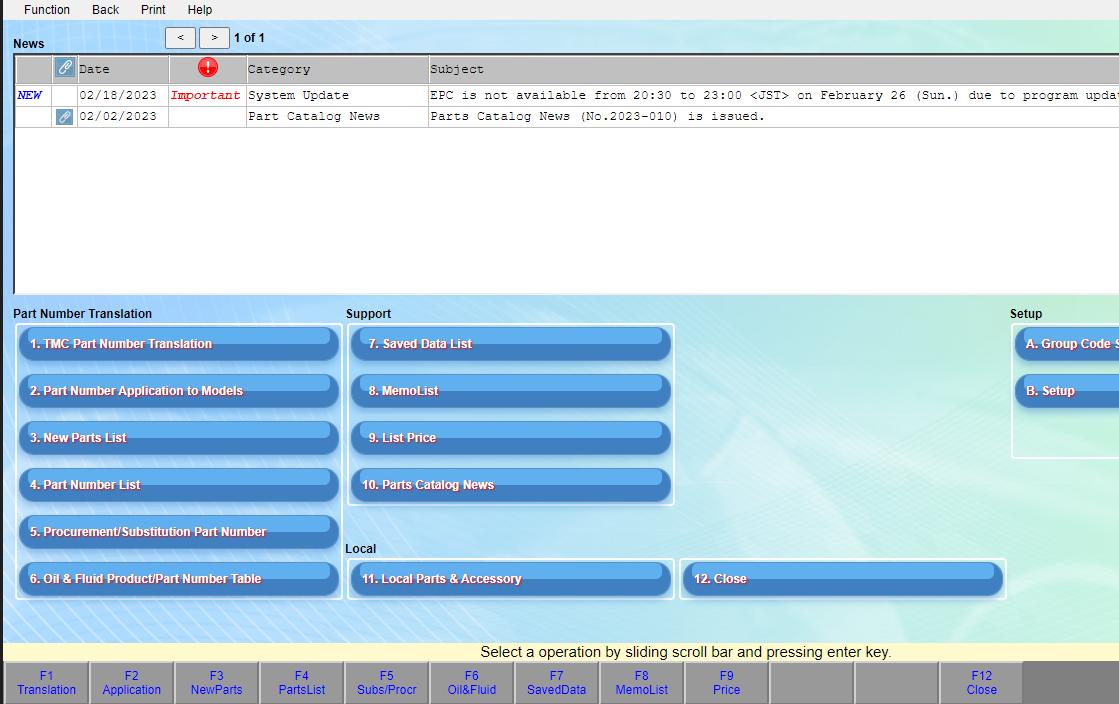 Toyota Spare Parts List EPC Online Tool How To Install Guide Instruction