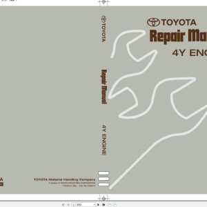 Toyota Engine 4Y Repair Manual