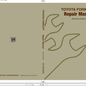 Toyota Engine 5R Repair Manual