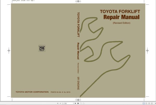 Toyota Engine 5R Repair Manual