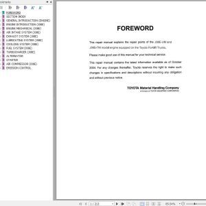Toyota Engine J08E UM Repair Manual
