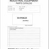 Toyota Forklift 02 2TD20 02 2TD25 Parts Catalog EN DE FR ES
