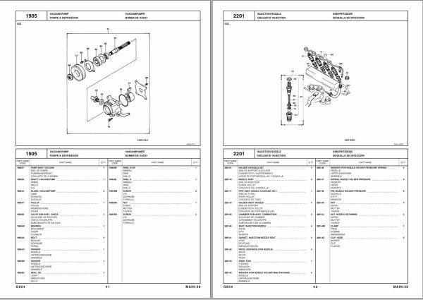 Toyota Forklift 02 2TDU25 Parts Catalog EN DE FR ES 1