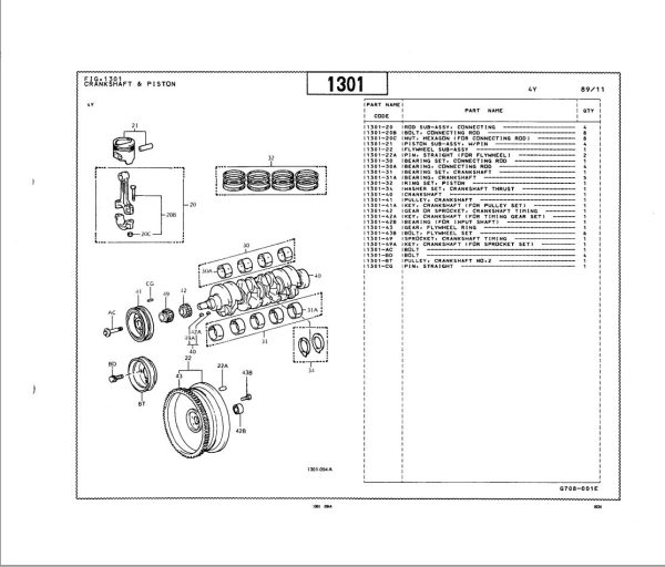 Toyota Forklift 02 2TG20 02 2TG25 Parts Catalog EN DE FR ES 1