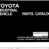 Toyota Forklift 02 5FD10 to 02 5FD1 Parts Catalog