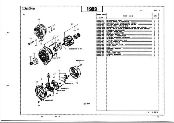 Toyota Forklift 02 5FD10 to 02 5FD1 Parts Catalog 1