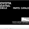 Toyota Forklift 02 5FD15 02 5FD18 Parts Catalog