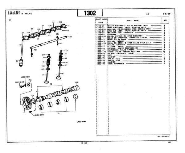 Toyota Forklift 02 5FG28 02 5FG30 Parts Catalog 1