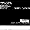 Toyota Forklift 2FBCA20 to 40 2FBCA25 Parts Catalog