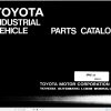 Toyota Forklift 2FG7 2FG9 Parts Catalog