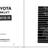 Toyota Forklift 2FGC10 2FGC15 Parts Catalog EN JP