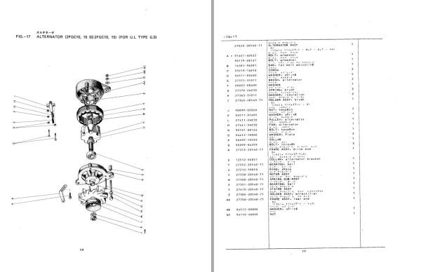 Toyota Forklift 2FGC10 2FGC15 Parts Catalog EN JP 1