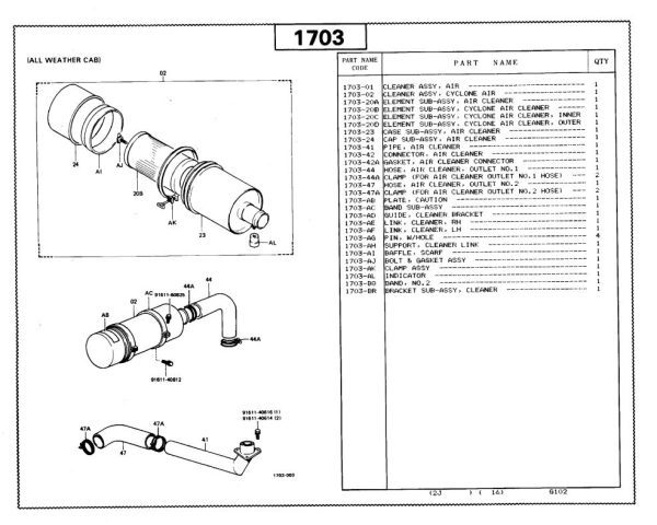Toyota Forklift 3FD10 3FD14 3FD15 3FD18 Parts Catalog 1