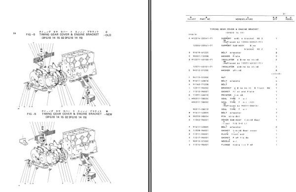 Toyota Forklift 3FG10 3FG14 3FG15 2FD10 2FD14 2FD15 Parts Catalog EN JP 1