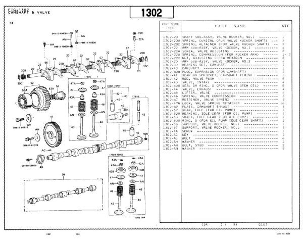 Toyota Forklift 42 4FG20 42 4FG23 42 4FG25 Parts Catalog 1