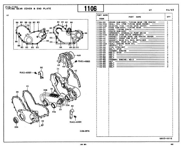 Toyota Forklift 42 5FG20 42 5FG25 Parts Catalog 1