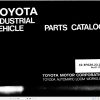 Toyota Forklift 42 6FG20 42 6FG23 42 6FG25 Parts Catalog