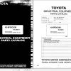 Toyota Forklift 42 6FGCU30 Parts Catalog