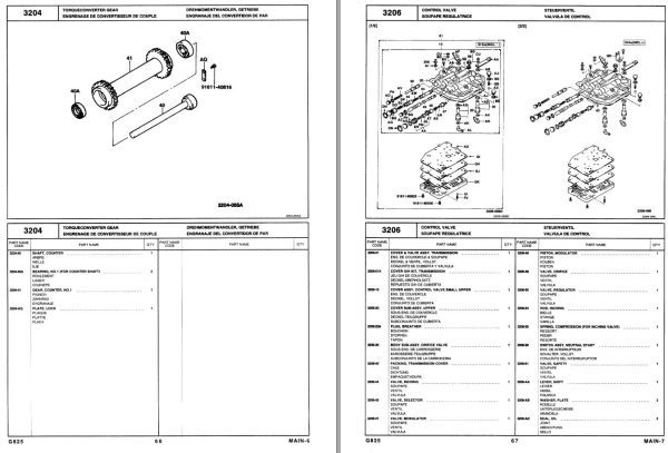 Toyota Forklift 42 6FGCU30 Parts Catalog 1