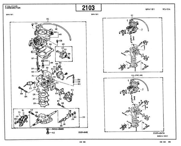 Toyota Forklift 52 6FGCU20 52 6FGCU25 Parts Catalog 1