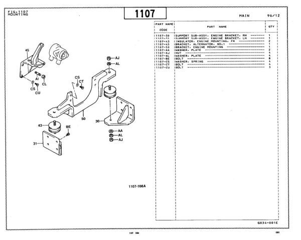 Toyota Forklift 52 6FGCU33 to 52 6FGCU45 Parts Catalog 1