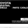 Toyota Forklift 5FBC13 5FBC15 30 5FBC13 30 5FBC15 Parts Catalog