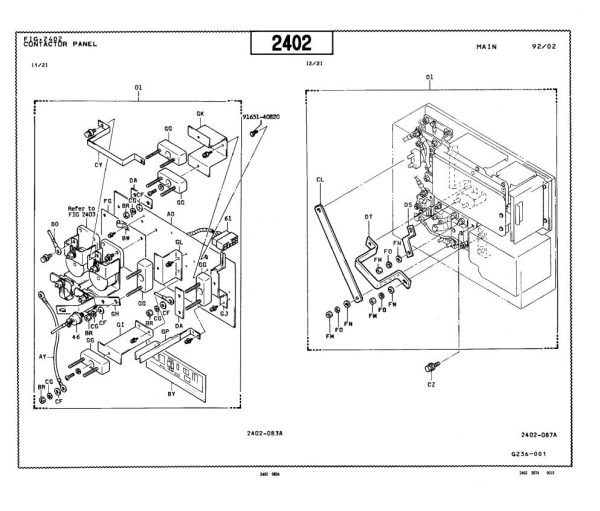 Toyota Forklift 5FBC18 to 30 5FBCH25 Parts Catalog 1