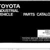 Toyota Forklift 5FBCU15 30 5FBCU15 Parts Catalog