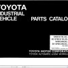 Toyota Forklift 5FBCU18 to 30 5FBCHU25 Parts Catalog