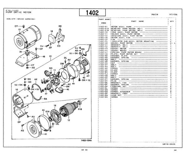 Toyota Forklift 5FBCU18 to 30 5FBCHU25 Parts Catalog 1