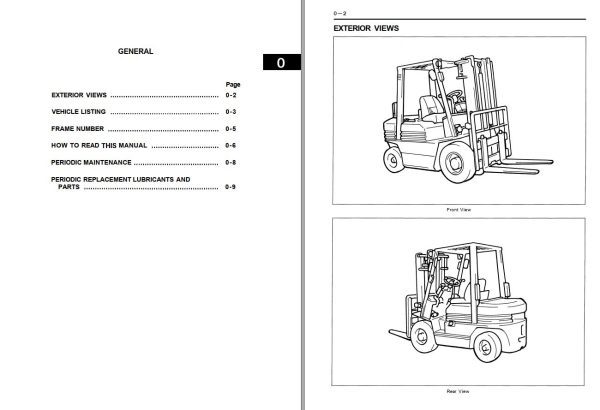 Toyota Forklift 5FD10 to 5FD30 5FG10 to 5FG30 Repair Manual
