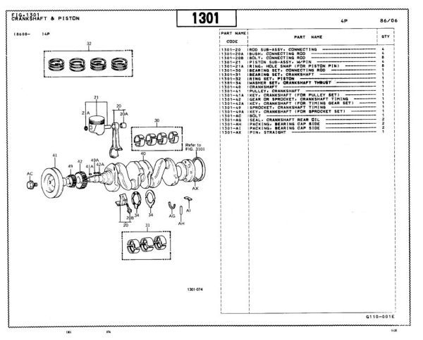 Toyota Forklift 5FG10 to 5FG18 Parts Catalog 1