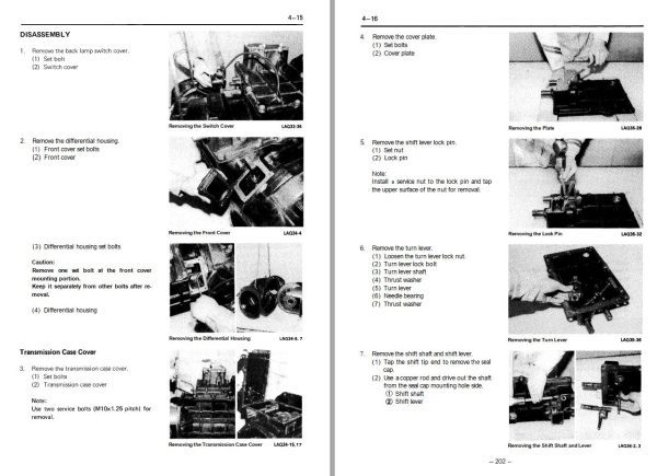 Toyota Forklift 5FG33 to 5FG35 5FD33 to 5FD45 5FGE35 5FDE35 5FDA50 Repair Manual Parts Catalog 1