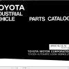 Toyota Forklift 5FGC10 5FGC13 5FGC15 Parts Catalog
